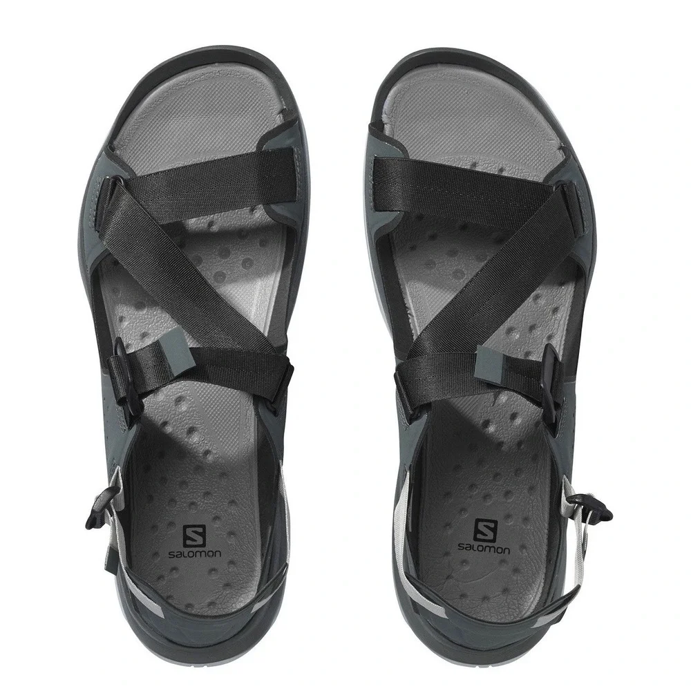Salomon Unisex TECH Hiking Sandal - Men's 11 Women's 12 - Urban Chic/Pearl Grey